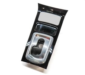 2011 PORSCHE CAYENNE HYBRID (958) FRONT CENTER SHIFT INDICATOR TRIM PANEL — exact item pictured